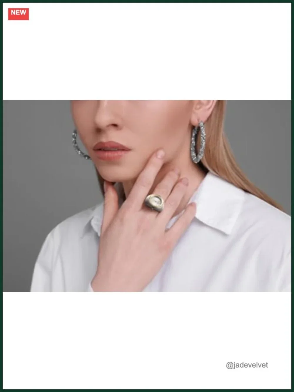 Adjustable Ring Watch Faceted Gold Bezel Quartz Analog Mini Dial Crystal